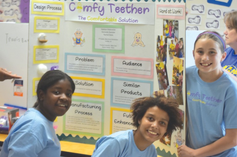 Alice Drive Elementary School students display STEM inventions image