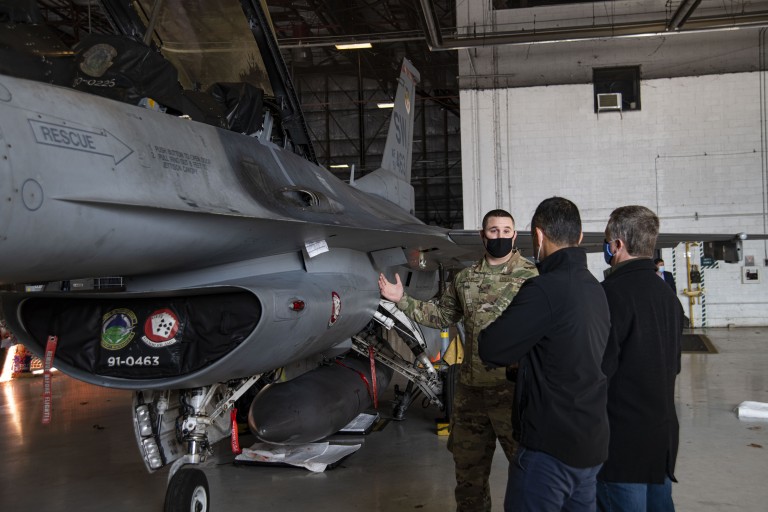 Shaw AFB Invites Local Manufacturing Companies For A Base Tour And A F-16 Demonstration image